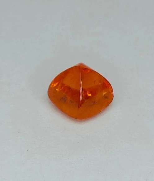 4.01ct Natural Fanta Garnet Square Cut Loose Gemstone From Nigeria — view 2